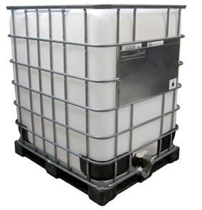 330 Gallon Plastic Tote with Metal Cage NEW