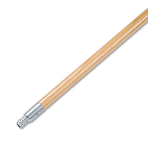 60" Wooden Pole with a Threaded Metal Tip