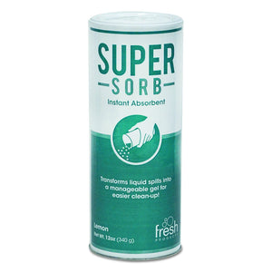 Desodorante absorbente instantáneo Super-Sorb de Fresh Products, fragancia de limón