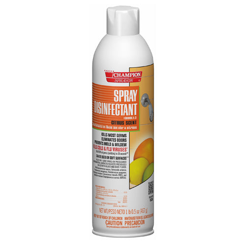 citrus disinfectant spray | 12 cans/case | kills cold & flue viruses
