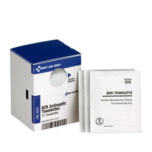 SC Refill BZK Antiseptic Wipes, 10/box