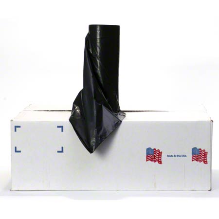 ISI 24x32 Black Trash Liner 1.2 250/Case