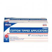 Cotton Tipped Applicators 6" Wood Shaft, 100 Packs of 2