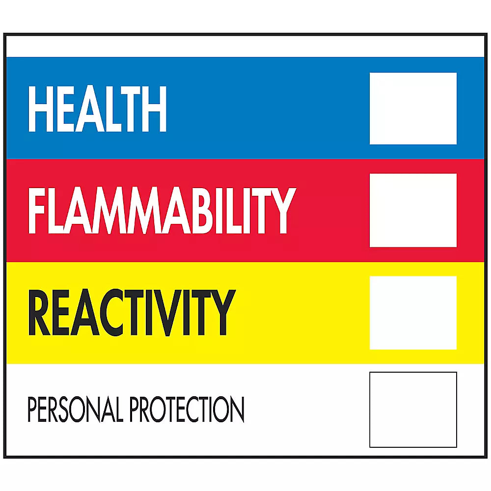 Standard Hazcom Label 2"x2" Paper 500/Roll