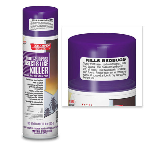 Champion Sprayon Multi-Purpose Insect & Lice Killer (Case of 12)