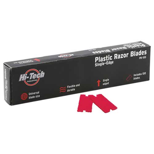 Hi-Tech Plastic Razor Blades