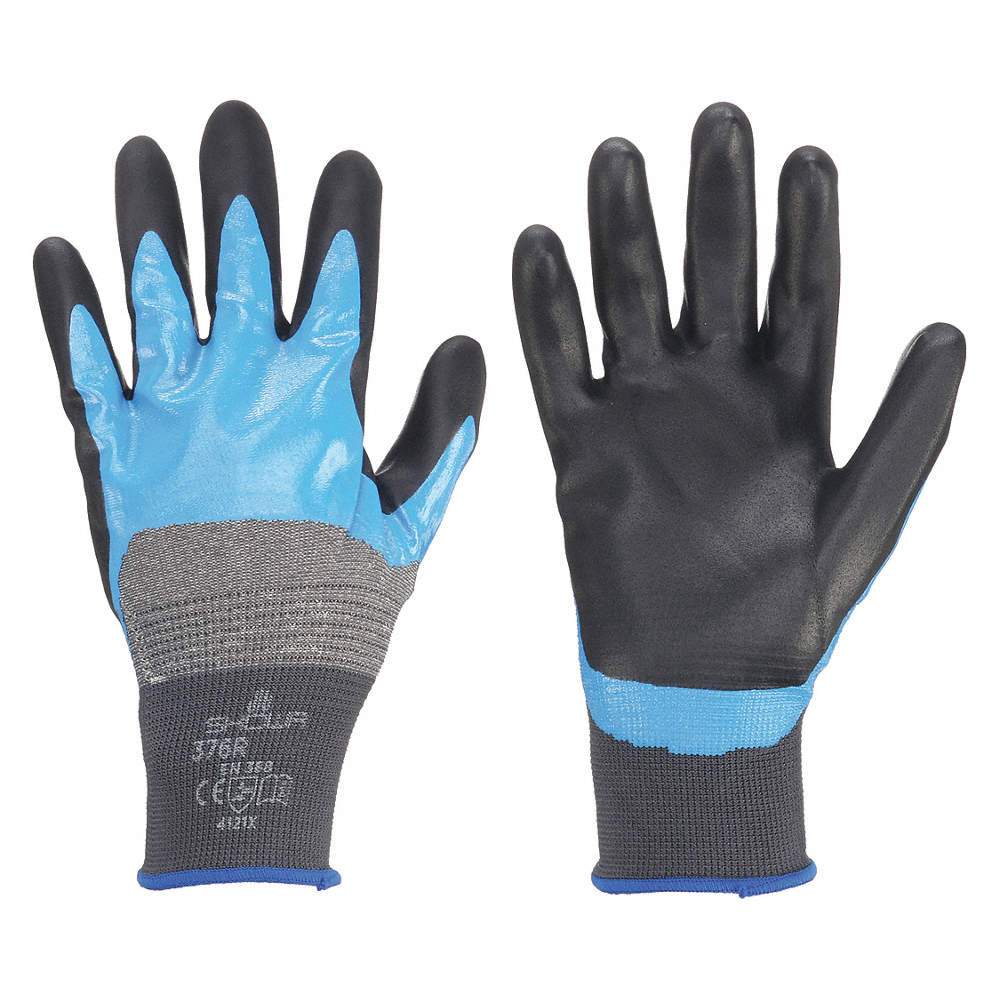 Shop Cut Resistant Gloves - Grey HPPE Nitrile-Coated - 12 Pack